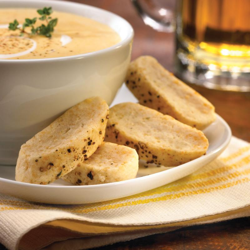Peppered Parmesan Shortbread
